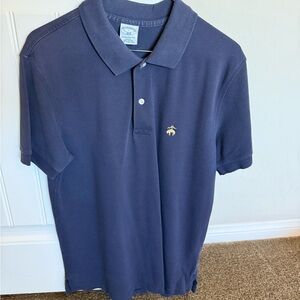 Brooks Brothers Navy Polo Shirt with Embroidered Logo